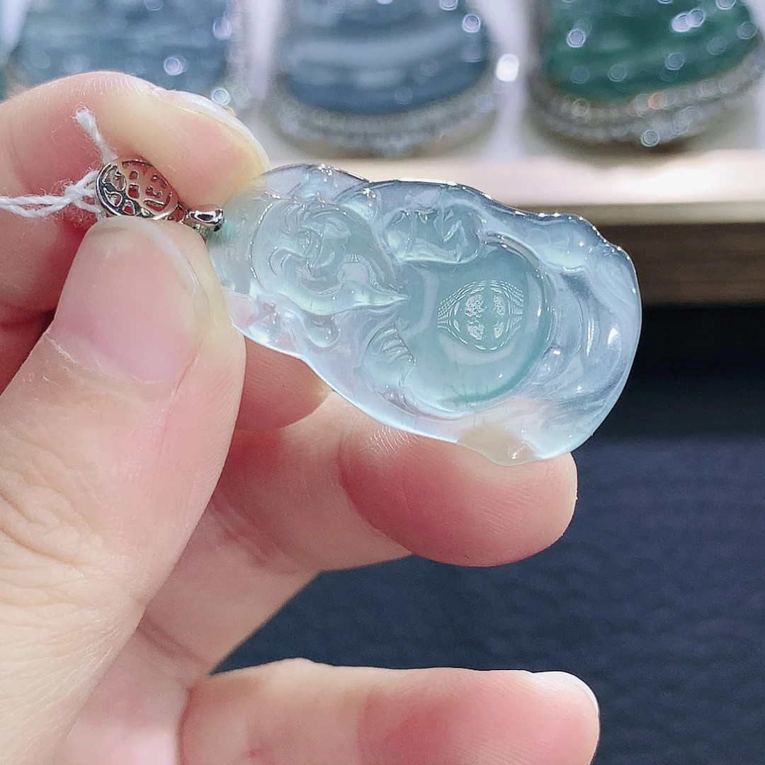 未镶嵌挂件翡翠翡翠
