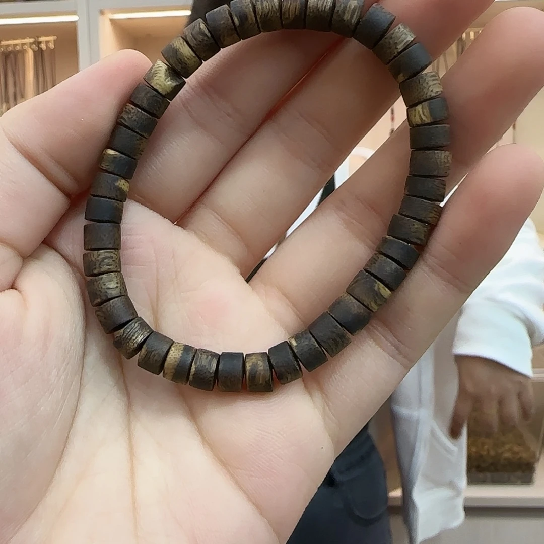 沉香沉香碎屑卡6老乌身直切单圈