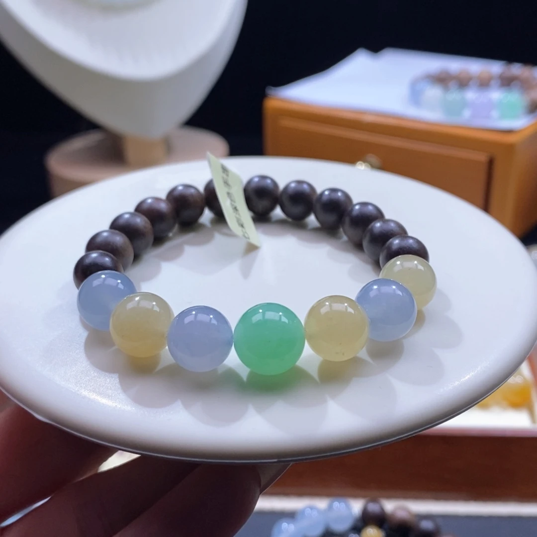 未镶嵌手串翡翠冰胶糖果色手串