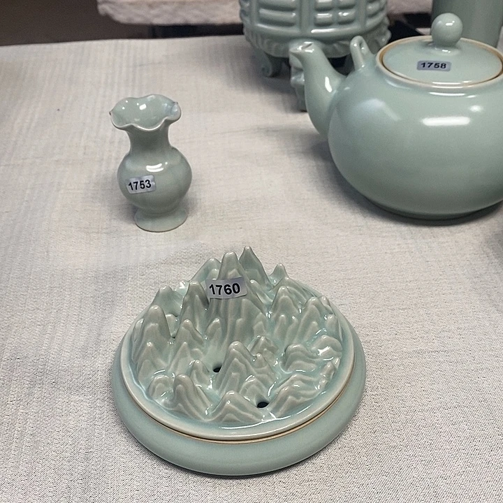 汝瓷1760 开窑青鸾汝瓷