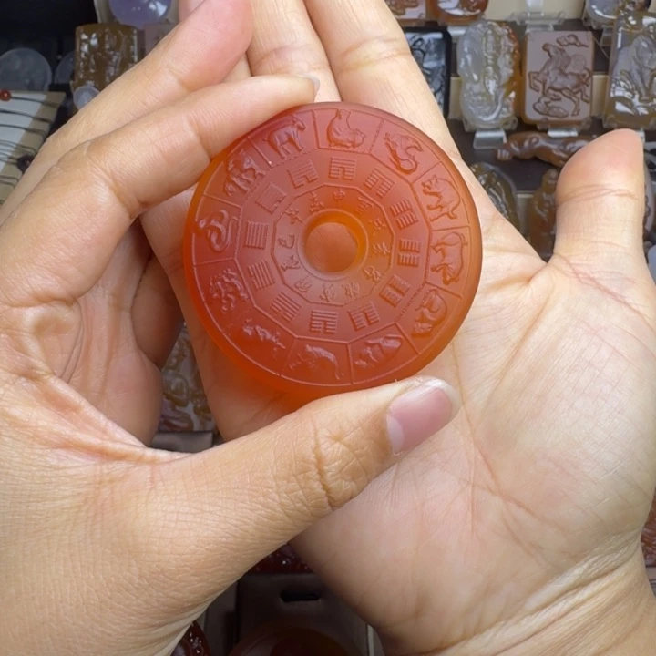 海***悦玛瑙/玉髓未镶嵌颈饰