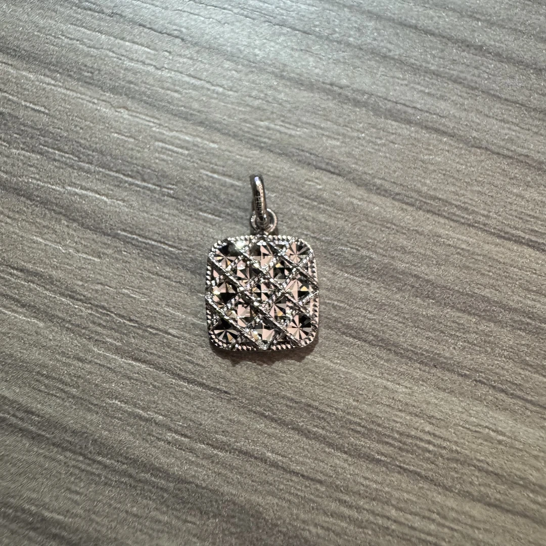 柴尔德珠宝铂金Pt950殿堂系列方糖吊坠