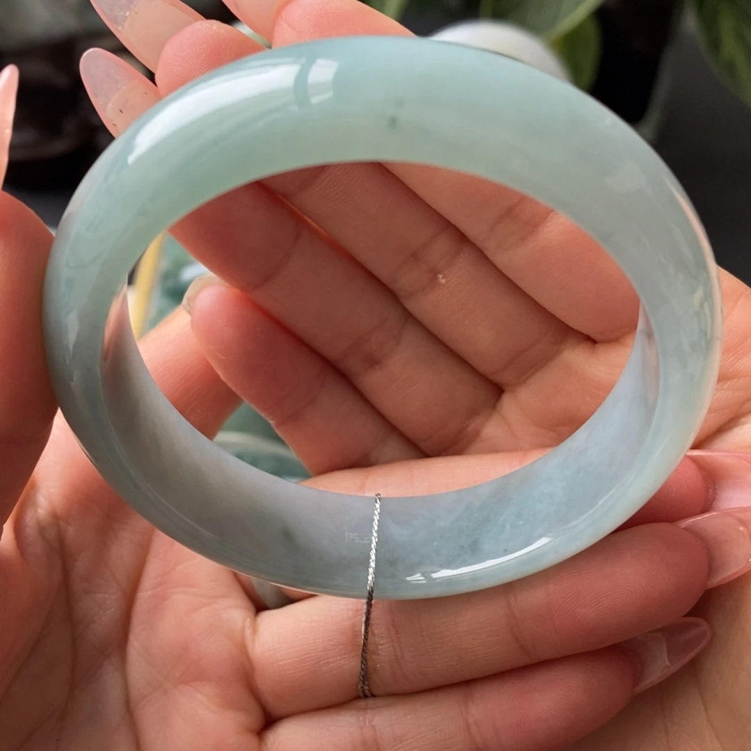 翡翠未镶嵌手镯天然