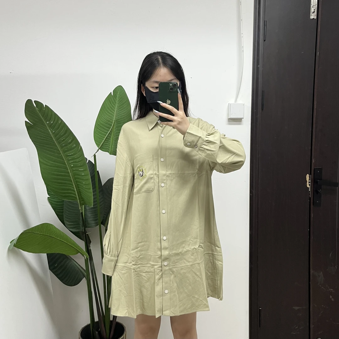 熊家 休闲连衣裙 TTOW222302T 绿色