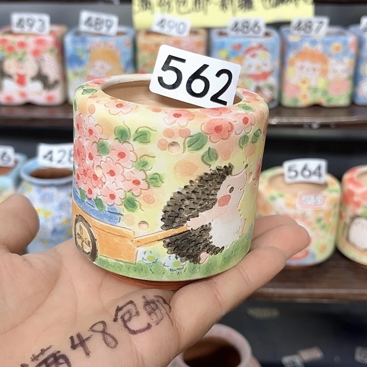 手工制作多肉植物花盆