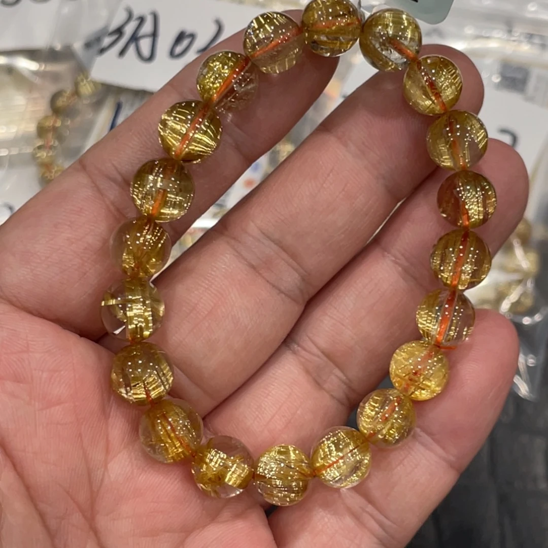 未镶嵌手链水晶aaa0249钛晶
