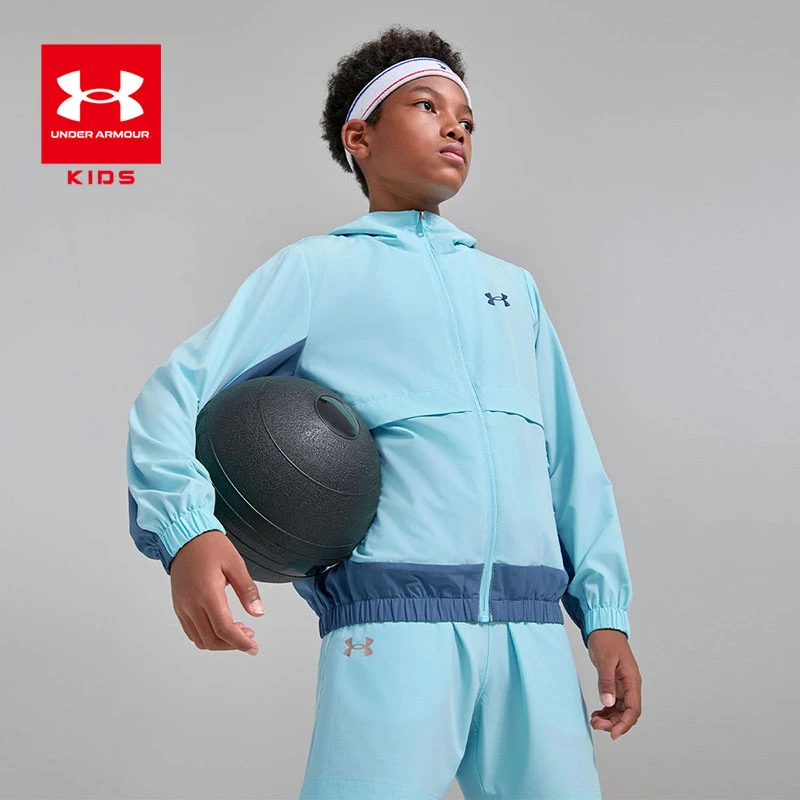 Under Armour/安德玛儿童运动连帽梭织外套2128
