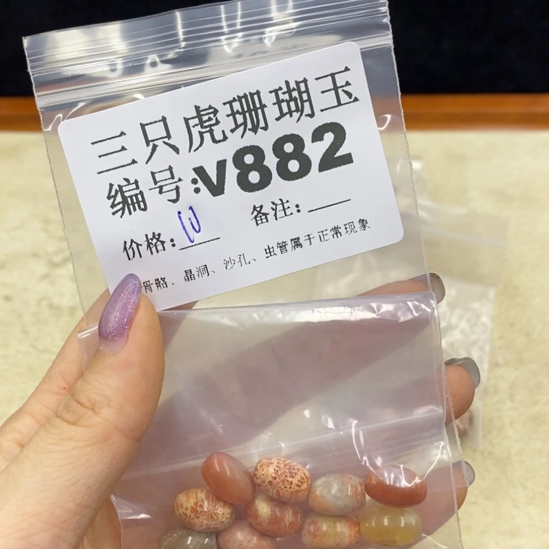 硅化珊瑚（珊瑚玉）未镶嵌1蓝*