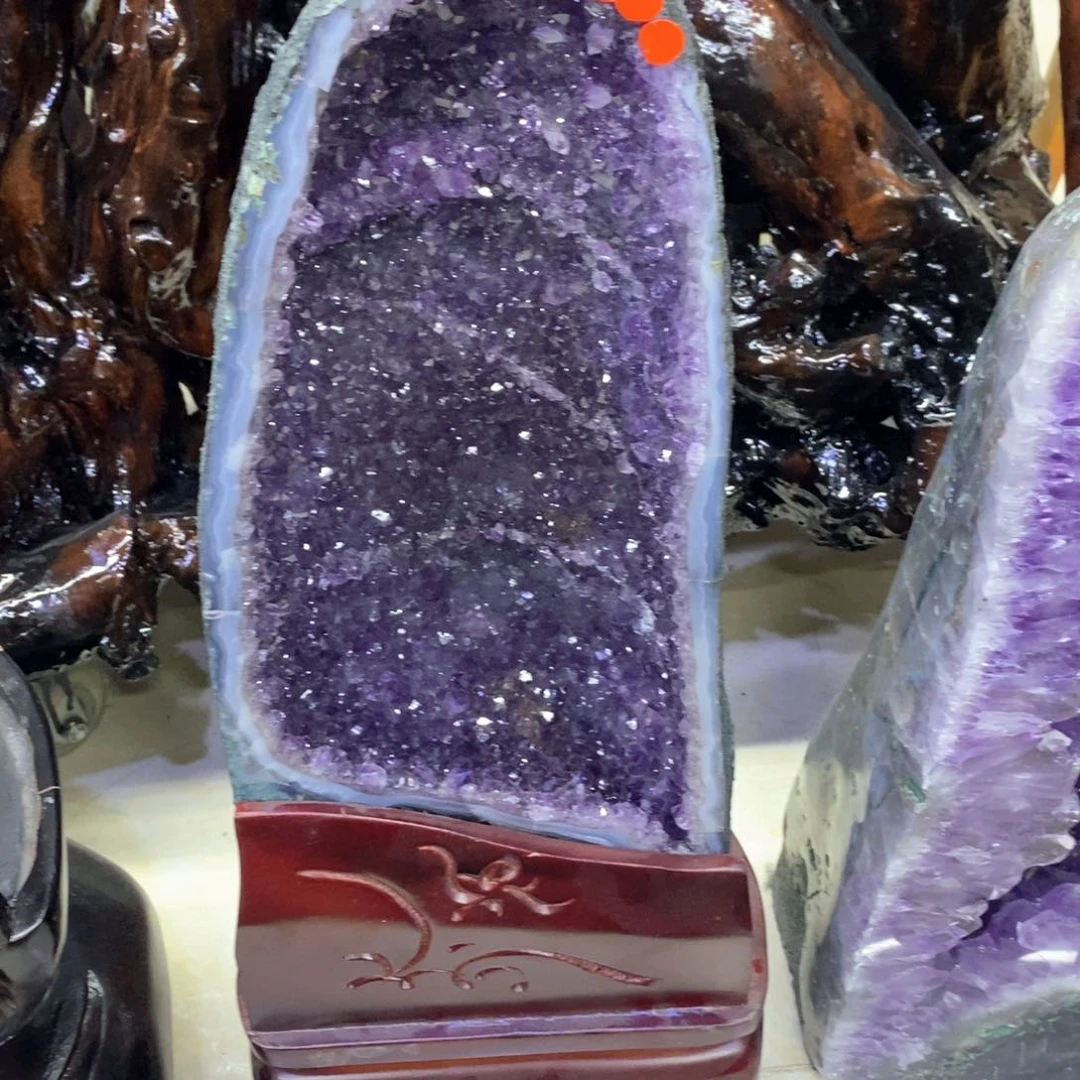 紫晶小葛摆件未镶嵌