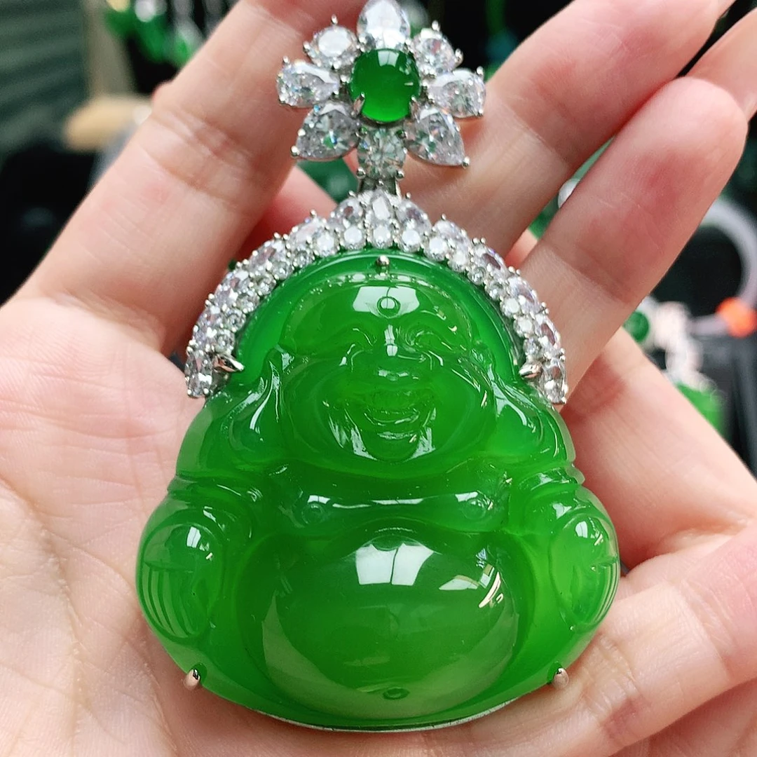 玛瑙/玉髓银S925镶嵌吊坠