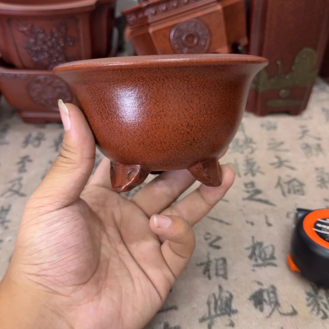 花盆紫砂10.5x6内经紫砂花盆
