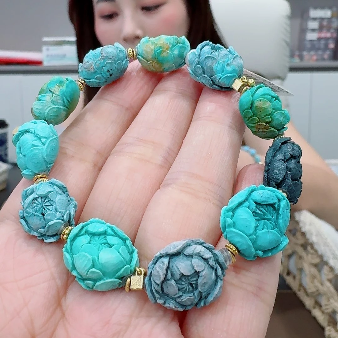 未镶嵌绿松石珠宝奇石