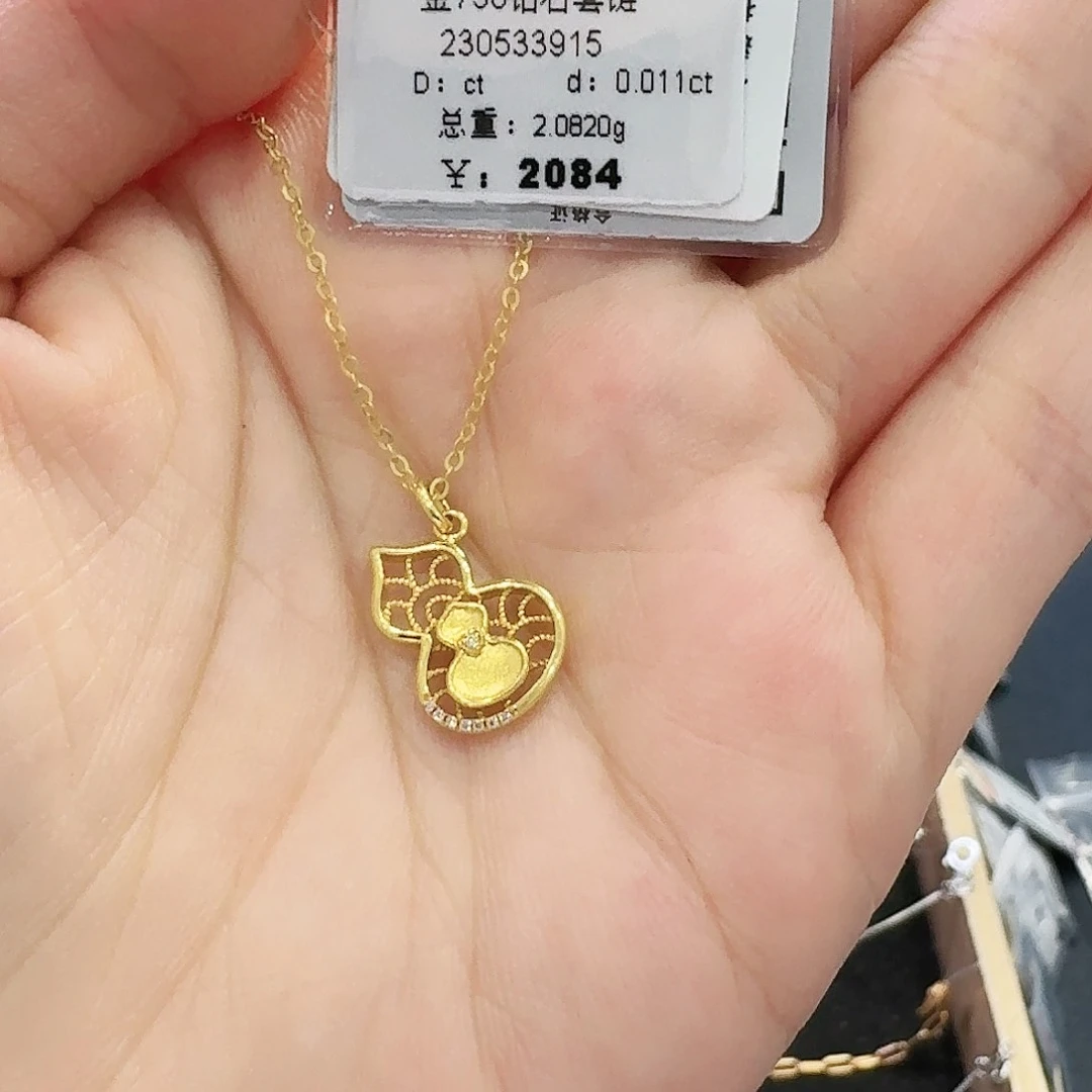 套链钻石18K金镶嵌