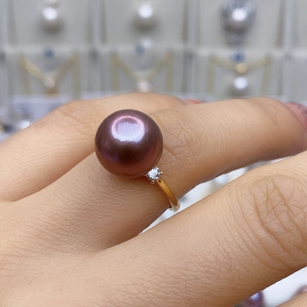 淡水珍珠颈饰银S925镶嵌