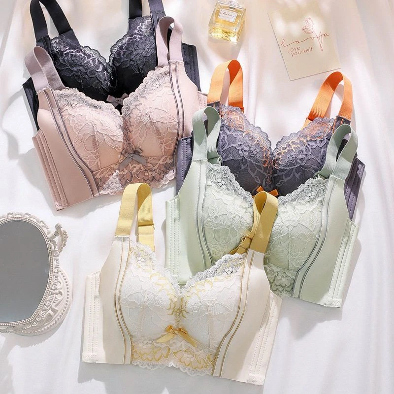 【调整型】女士无钢圈小胸聚拢调整型防下垂加厚显大文胸内衣