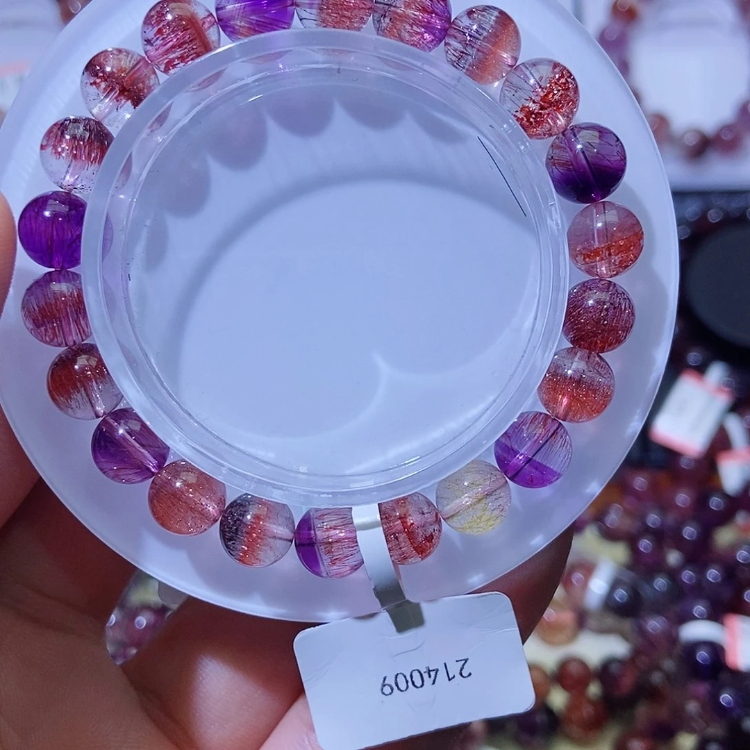 水晶手链未镶嵌双色糖果