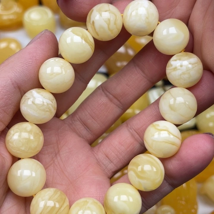 裸石蜜蜡未镶嵌蜜蜡14手串