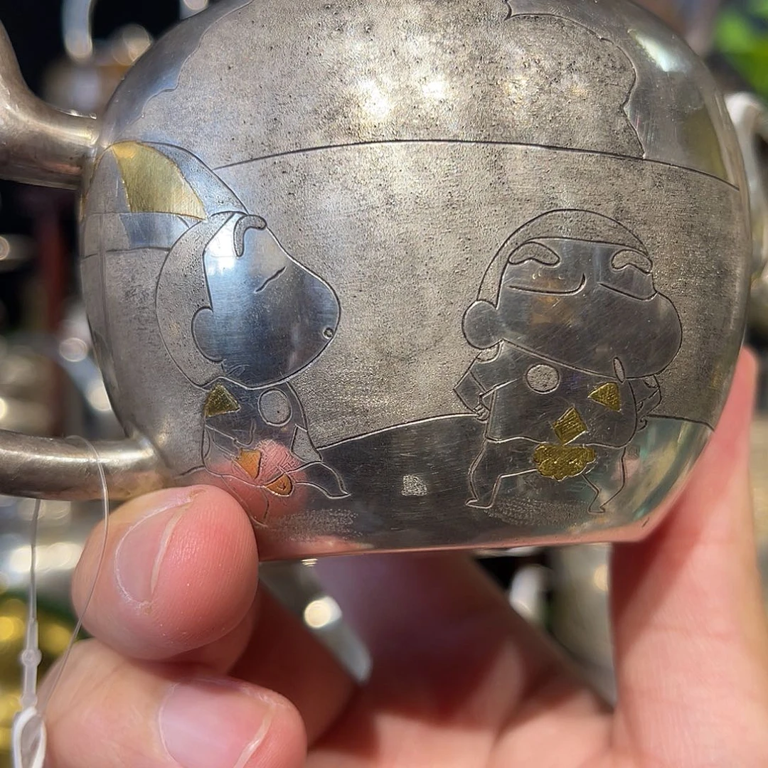 何***扇纯银名家作品欣赏