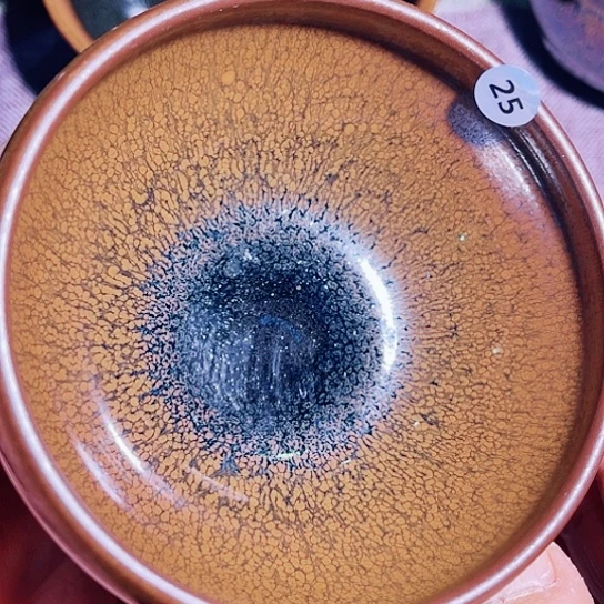 茶盏龙窑柴烧鹧鸪钵钵器型9.1口径