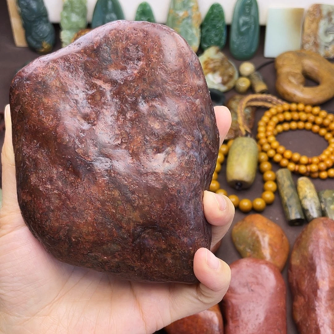 岫岩河磨玉（透闪石质玉）未镶嵌颈饰