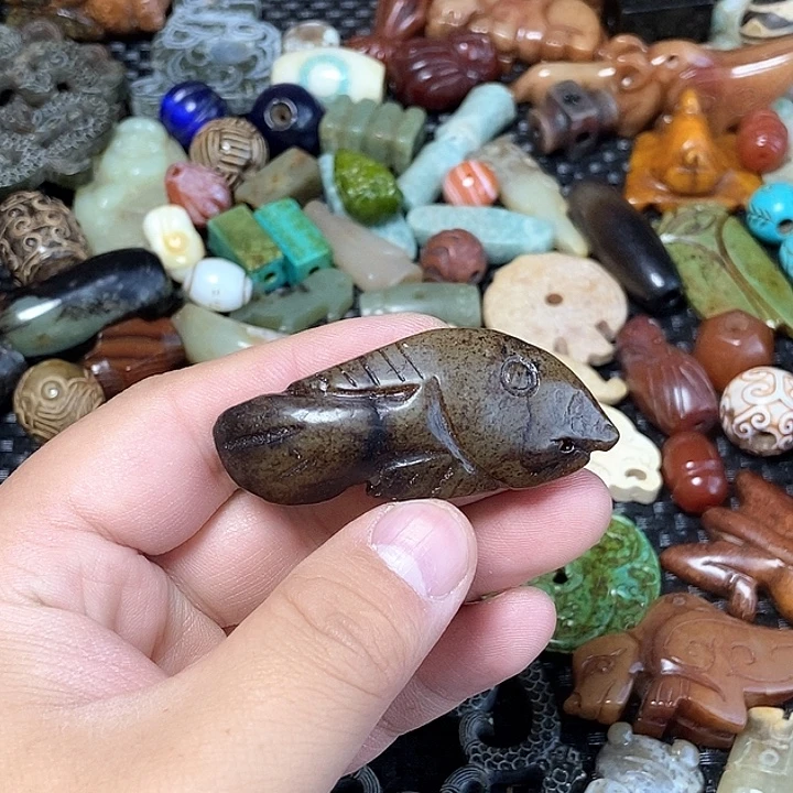 和田玉未镶嵌颈饰117