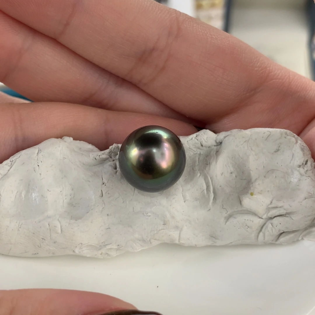 大***兮定制海水珍珠未镶嵌裸珠大溪地12-13