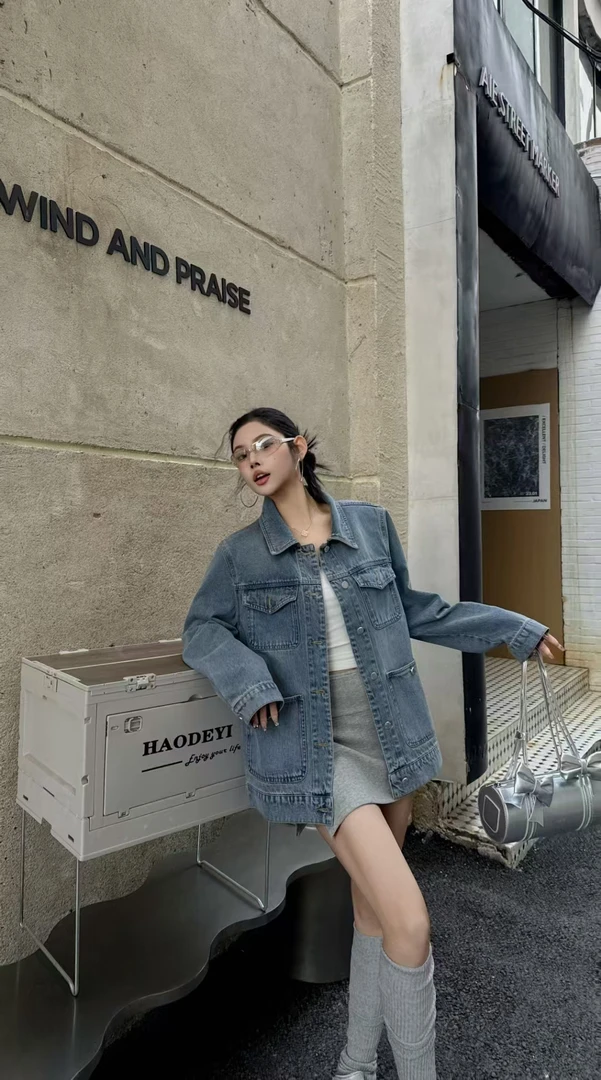 ⭐高级感早秋牛仔外套女时尚减龄