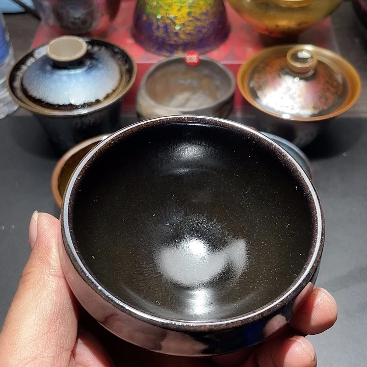 茶盏建盏品茗杯茶壶盖碗