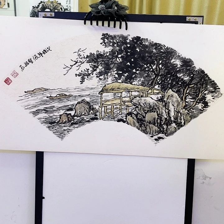 国画张圣敏先生纯手绘作品
