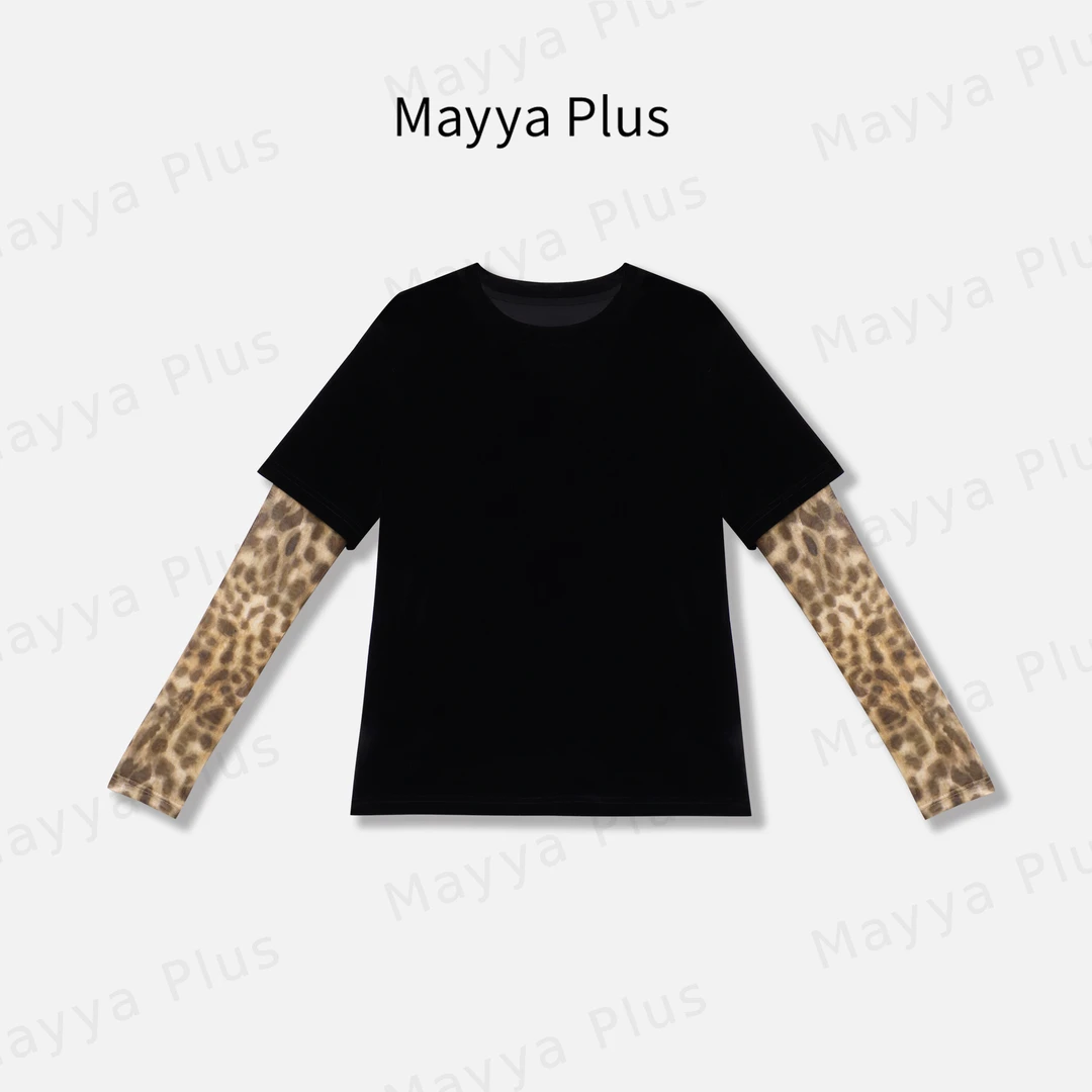 【青春节奏】Mayya Plus麦芽定制轻奢气质显瘦百搭针织上衣32517098