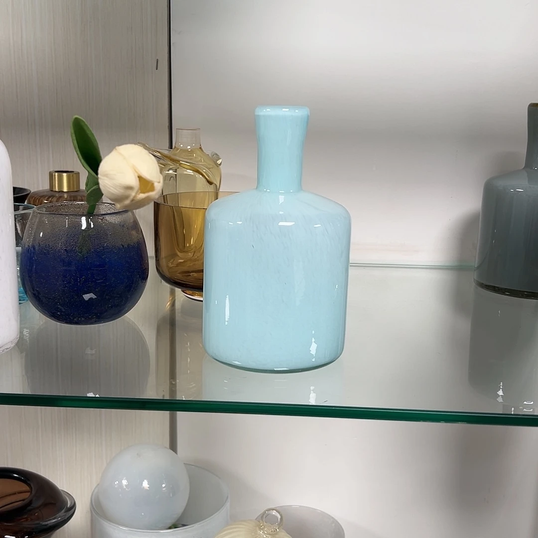 琉璃高17轻奢琉璃花器微瑕福利