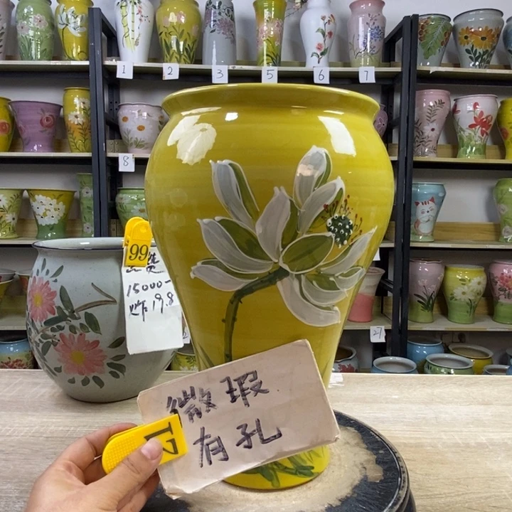 景德镇高温陶瓷花盆