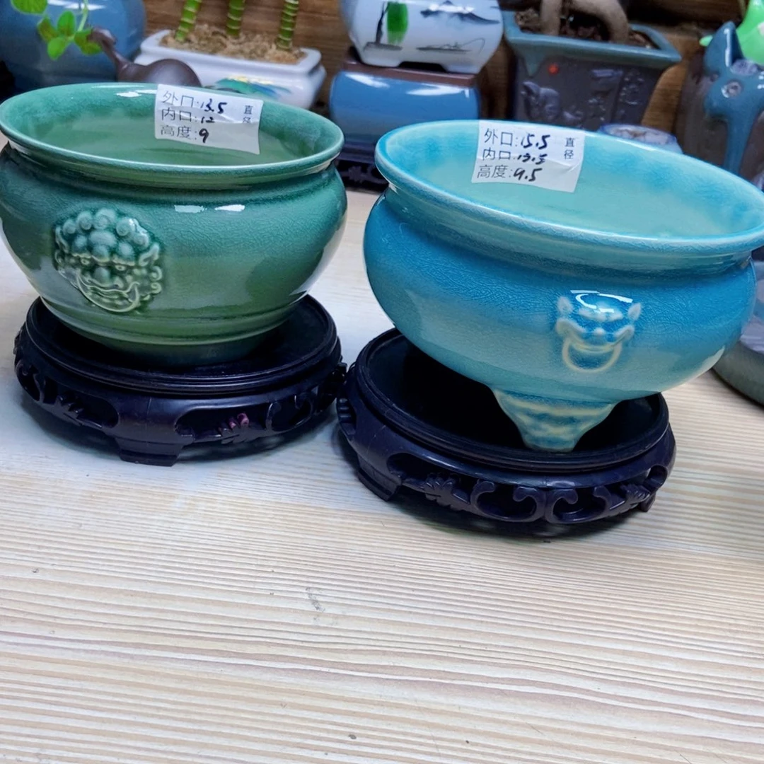 瓷片陶瓷花盆陶瓷艺术
