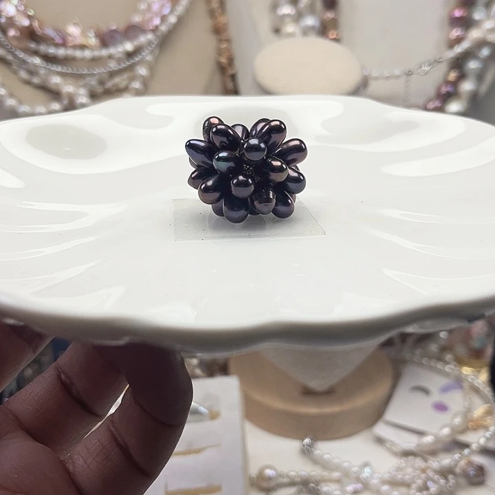 淡水珍珠未镶嵌戒指【纯恬】