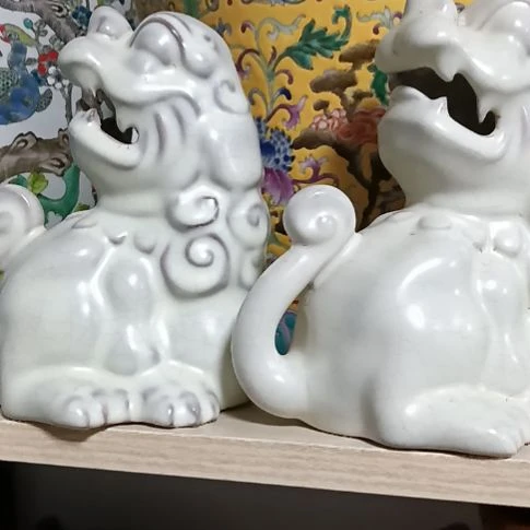 摆件火*陶瓷摆件不固定一对