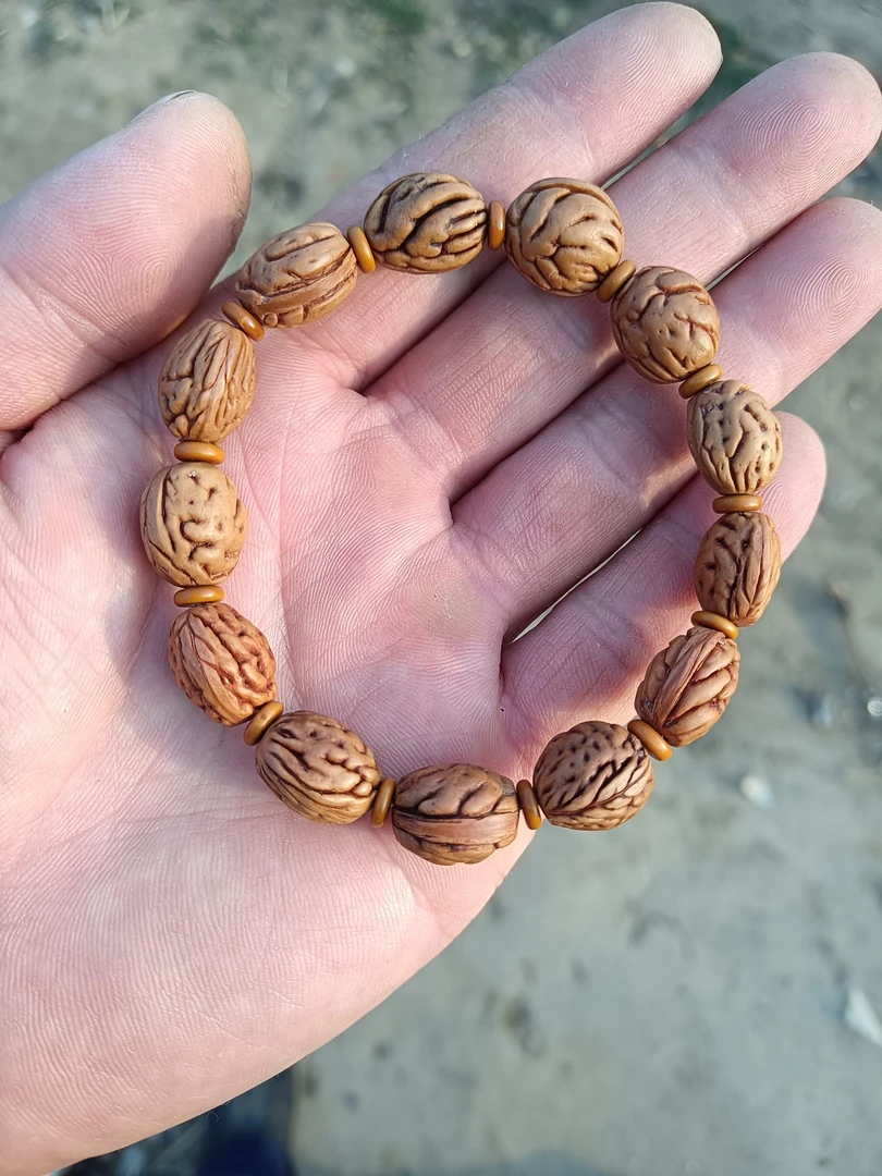 野生毛桃桃枭手串