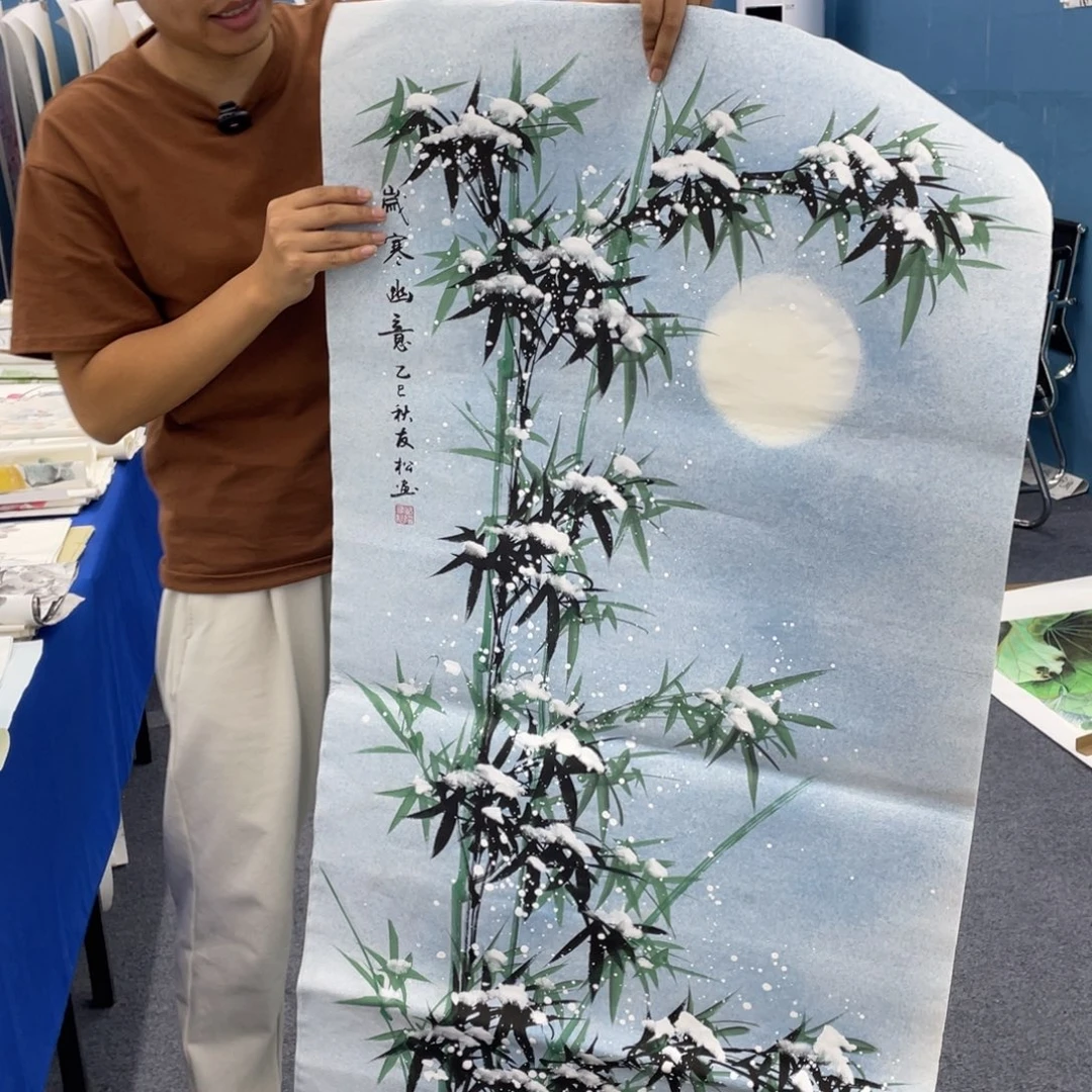 国画手绘国画欣赏一下