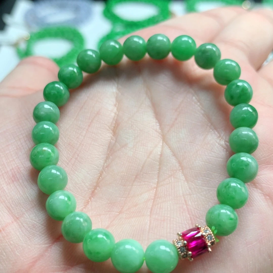 翡翠未镶嵌手链翡翠