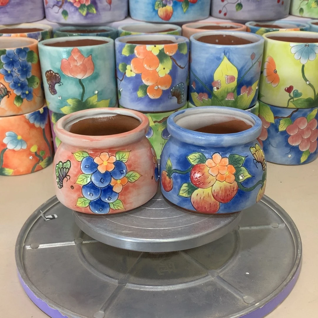 福利花盆，手绘huapen