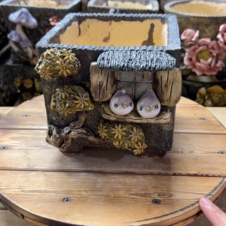 青藤多肉花盆百搭