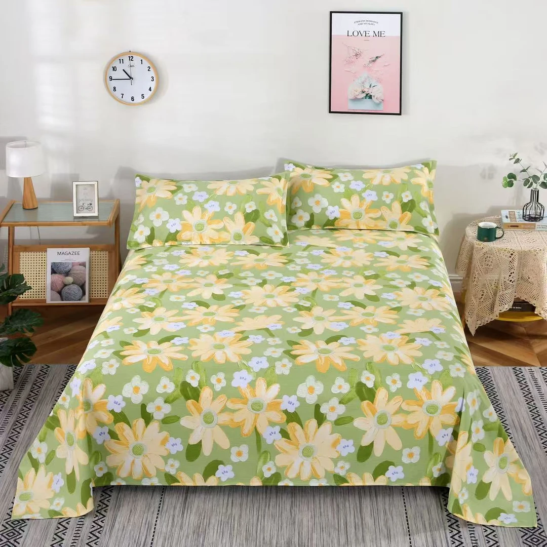 【 绿 油 画  】加厚山东老粗布亚麻帆布布料四季透气吸汗软凉席