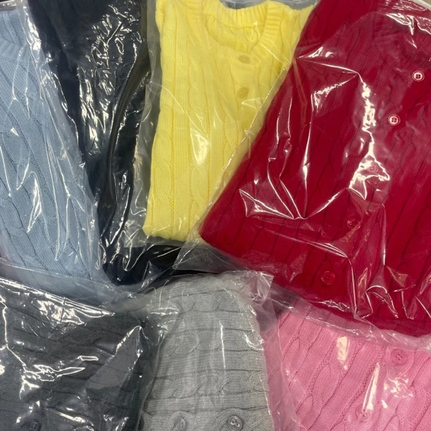 潮物空仓 573#小马刺绣针织衫开衫毛衣长袖女