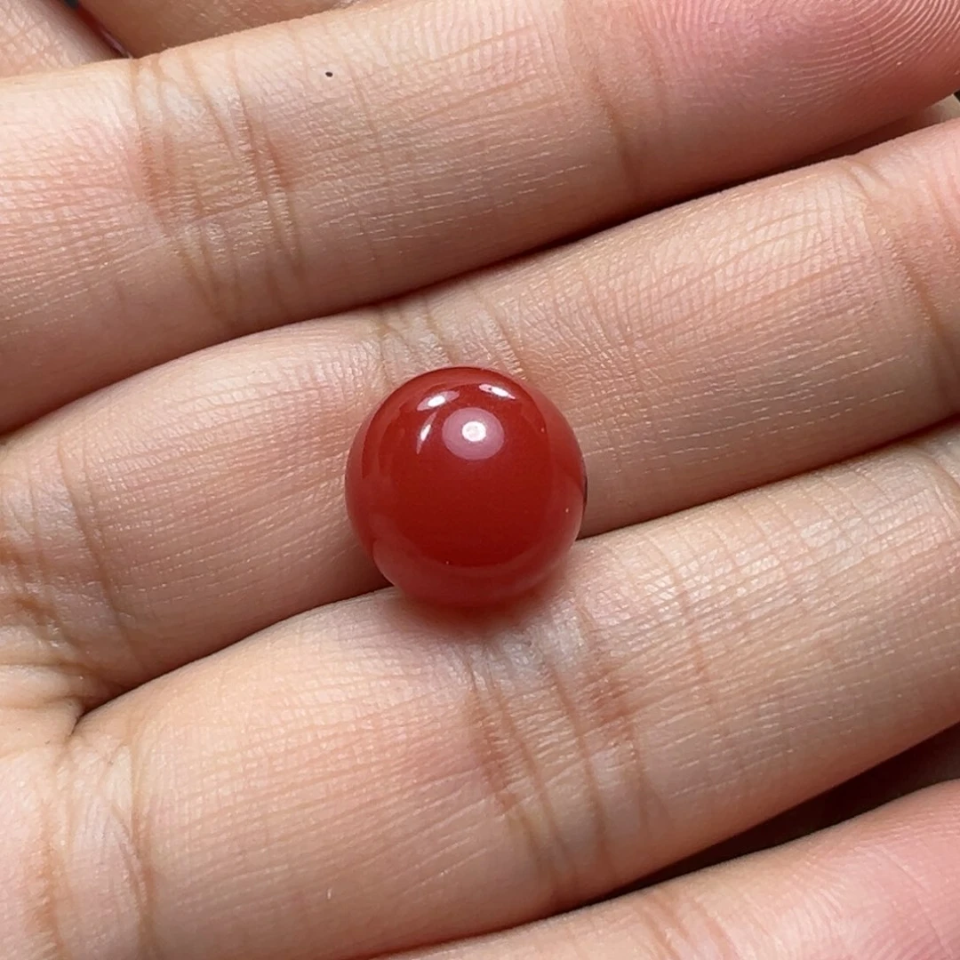 南红玛瑙珠子未镶嵌器**昂