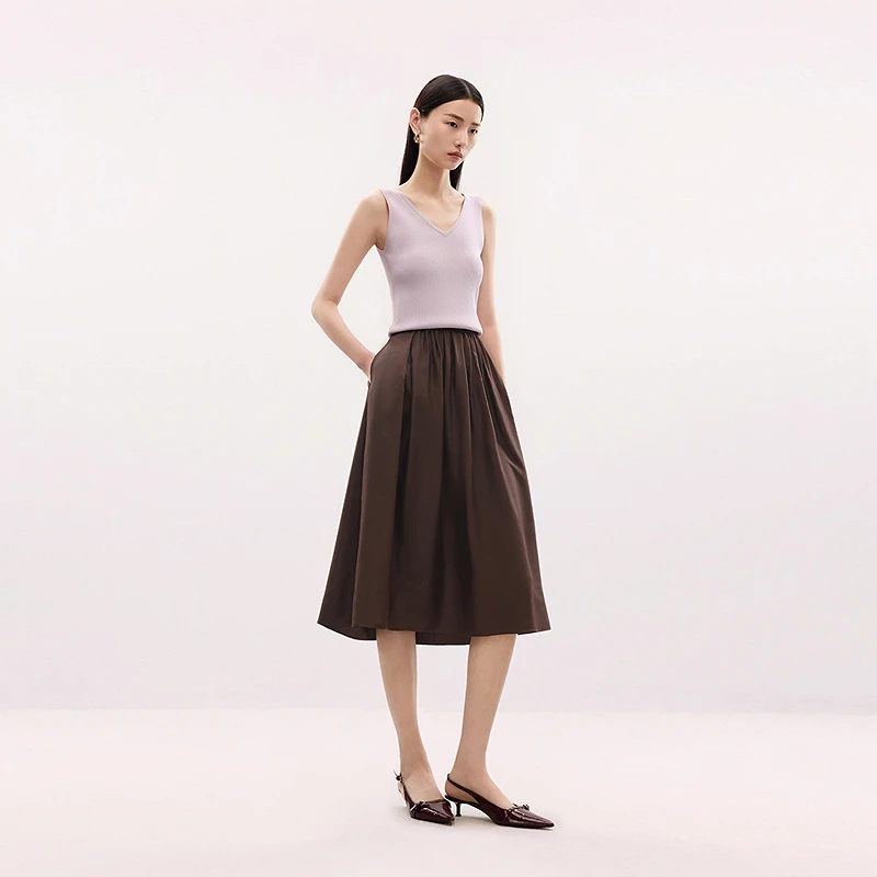 【宋佳同款】【100%桑蚕丝】LANCY/朗姿LIAA俪雅2025年夏新款气质通勤