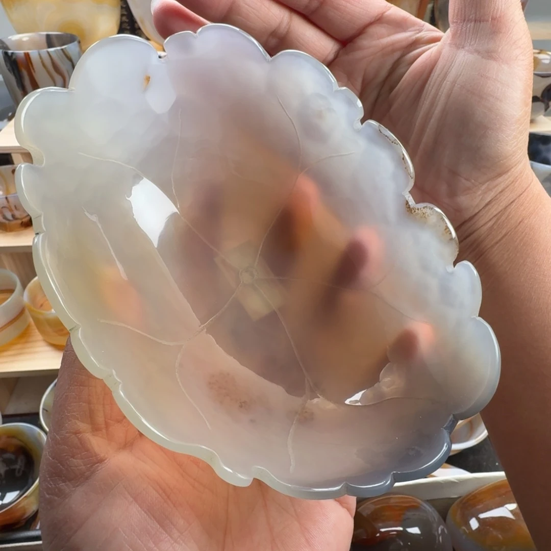 玛瑙/玉髓未镶嵌笔洗