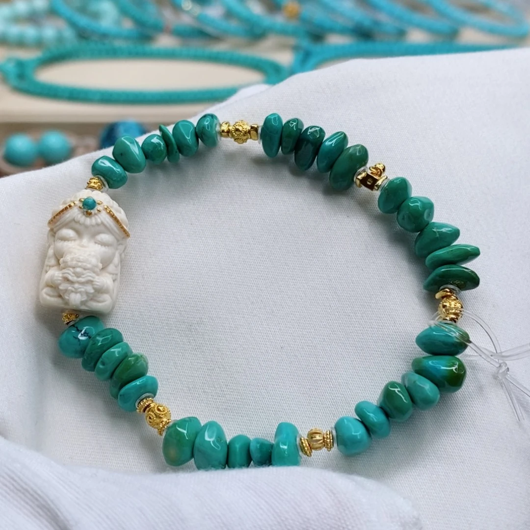 绿松石珠宝奇石未镶嵌