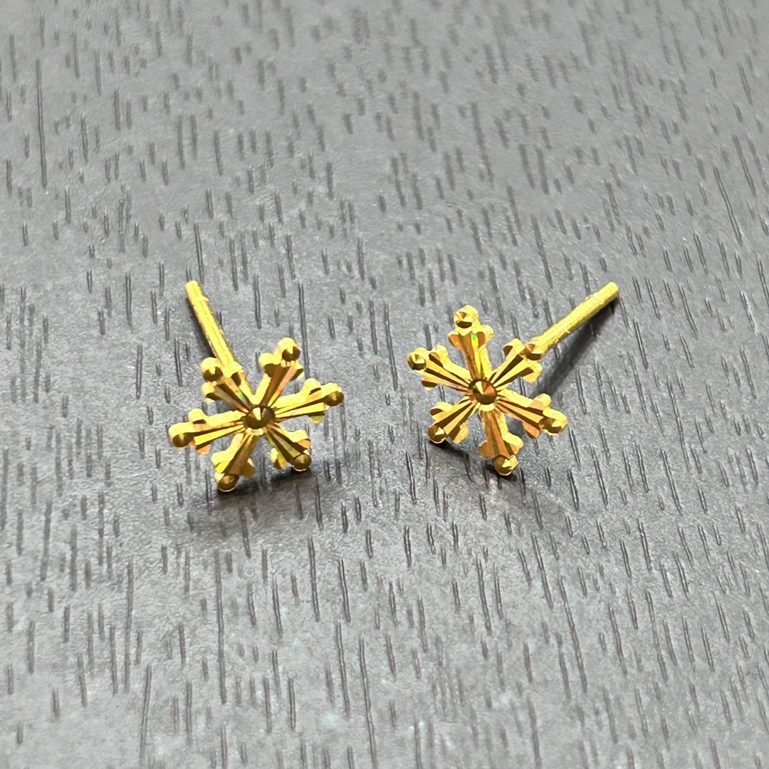 【叶子专享】足金999投资金攒黄金七彩雪花耳ZBHJE828重多退少补