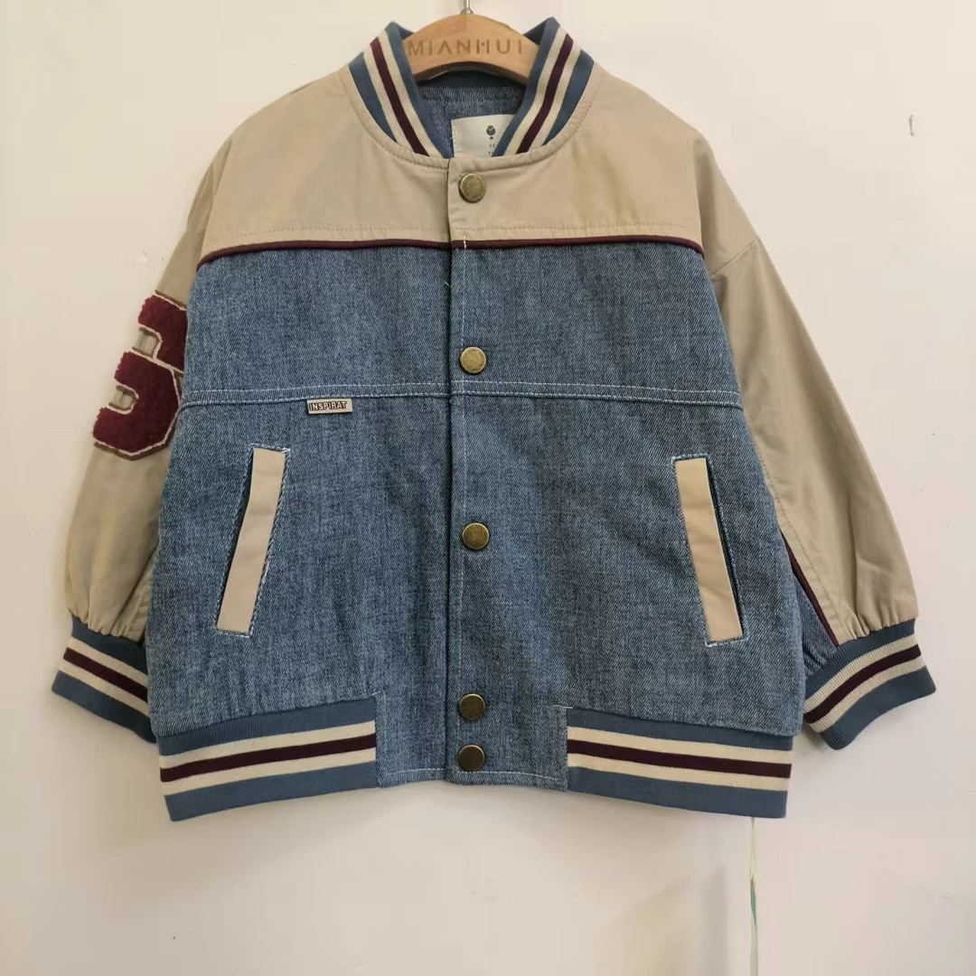 儿童牛仔长袖外套U30032