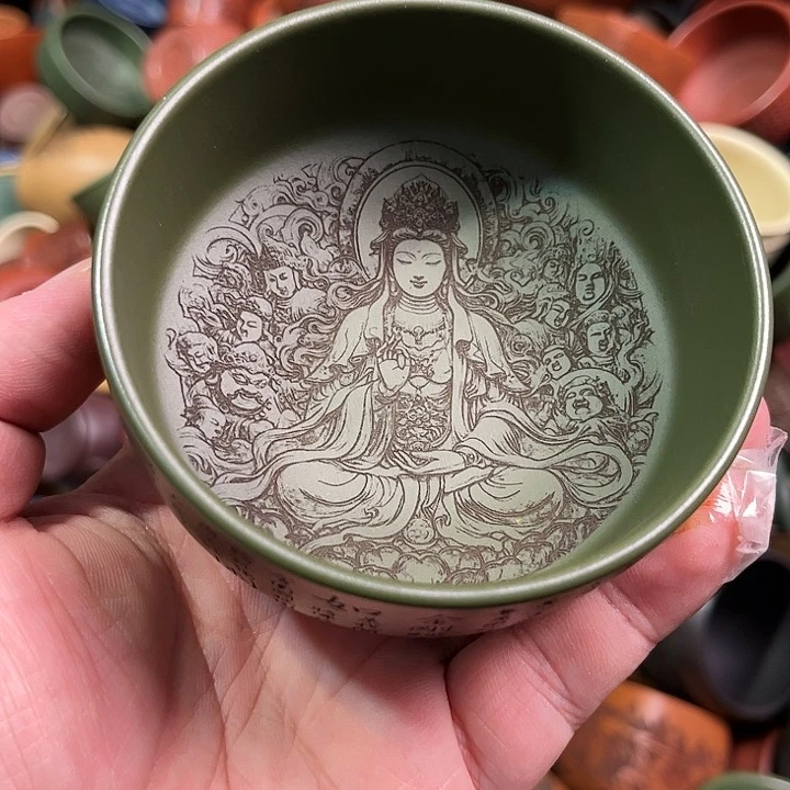 紫砂茶杯全手工紫砂主人杯