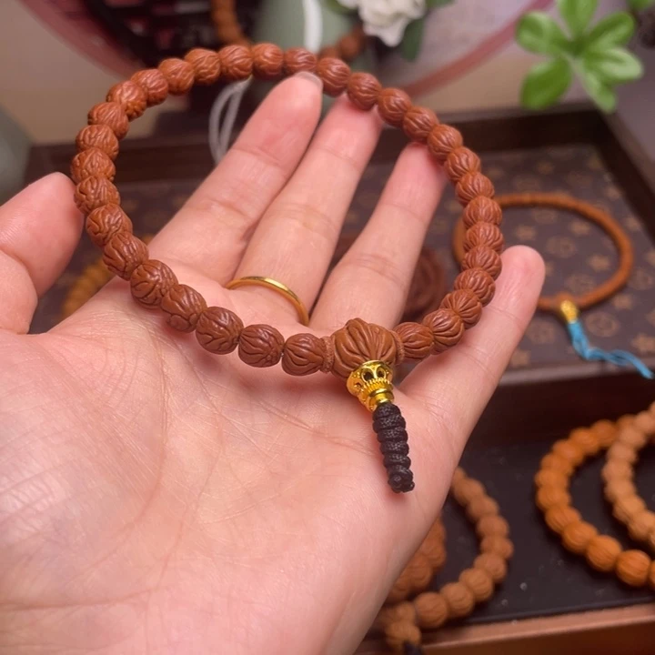 ༺***༻桃核手串龙纹涛哥